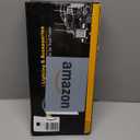 Partsam 2x LED Triple Tail Lights 45 LEDs, Rectangle Vertical or Horizontal Mount LED Trailer Camper RV Tail Lights Stop Turn Tail Backup Reverse Lights Taillights w/White Base - Red/Clear Lens 12V