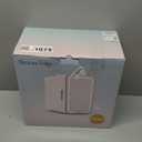 YLFU Mini Fridge for Bedroom, 6L Skincare Fridge with LED Mirror for Dorm & Office, Portable Cooler & Warmer Small Compact Refrigerator for Skincare, Makeup and Cosmetics