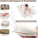 Tinyiota 3 in 1 Baby Bassinet,Rocking Bedside Crib Sleeper for Newborns,Adjustable Height Bassinet with Mattress and Soft,Breathable Sheet,Full-Mesh Sides,Stable&Cozy Crib for Babies