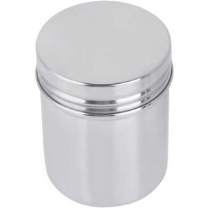 Milltrip Stainless Steel Sealed Storage Jar, Stainless Steel Sealed Food Storage Jar Portable Tea Coffee Beans Container Easy for Travel Outdoor and Camping(S)