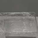 Acrylic Tray Pedestal Stand Bathroom Décor, Crystal Clear Display Risers Kitchen Resist Dirt and Moisture, Soap Dish Holder for Counter, Sink, Vanity, 13,5'' x 8,0"