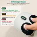 Nekteck Shiatsu Foot Massager Machine with Soothing Heat, FSA Eligible Air Compression Deep Kneading Therapy, HSA Massage Tools Improve Blood Circulation Foot Wellness, Fits Size Up to US 13