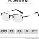 YIMI Progressive Photochromic Multifocus Reading Glasses UV400 Sunglasses Blue Light Blocking Computer Readers for Men Women, +3.00