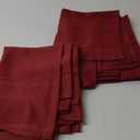 CUCRAF Burgundy Red Blackout Curtains 84 inch Length 2 Panels Set, Rod Pocket Room Darkening Drapes for Bedroom Living Room, Insulated Thermal Light Blocking Window Curtain (W52 x L84 Inch)