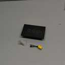 WiFi Smart Wall Light Switch,US Standard Voice Control Tempered glass panel, 2.4GHz Wi-Fi Touch Switches, Remote Control Smart Life/Tuya App, (3Gang-Black)