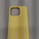 LOVE 3000 Designed for iPhone 15 Pro Case, Premium Silicone with [Soft Anti-Scratch Microfiber Lining] Shockproof Protective Phone Case for Men Women Girls 6.1", Creamy Yellow