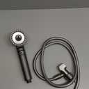 Supercharged shower head,ion drops shower head(grey,Shower+1.5m silver shower pipe) (Gray)