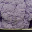 Negwoo Chunky Knit Throw Blanket, 30''*40'' Knitted Throw Chenille Yarn for Bed Couch, Handmade Light Purple Crochet Big Thick Blanket, Machine Washable Cute Comfy Blanket for Home Decor