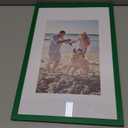 decorUhome 11x17 Picture Frame, Display Pictures 8x12 with Mat or 11x17 without Mat, Wall Hanging Poster Frame, Green, Pack of 1