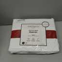 Mellanni Queen Sheets Set - 4 PC Iconic Collection Bedding - Hotel Luxury, Extra Soft, Cooling Bed Sheets - Wrinkle, Fade, Stain Resistant (Queen, White)