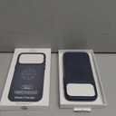 Premium Magnetic Techwoven Case for iPhone, Embossed Designer Logo, Compatible with MagSafe, Protective Slim Cover with Camera Button (Blue, iPhone 17 Pro Max)