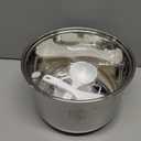 304 Stainless Steel Inner Pot, 5 L/10-Cup Rice Cooker Inner Bowl, Compatible with Zojirushi NS-TSC10 Cookers, Replacement Inner Bowl, Includes Rice and Soup Spoons, Easy-to-Clean (5L)