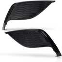 Front Bumper Fog Light Cover Lamp Frame Fit for Toyota Camry SE XSE 2021 2022 2023,Left & Right,Does NOT Fit LE XLE Model,Replace for TO1039243, TO1038243