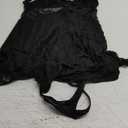 Avidlove Women Lingerie Lace Chemise Sleepwear Babydoll Teddy Lingerie (Medium, A-black)