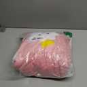 TILLYOU Toddler Flannel Blanket - Warm Cozy Baby Blanket for Boys and Girls, Smooth Cute Lightweight Blanket for Bedding Crib Stroller, 40x50 Inches, Pink Cloud