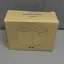 Waterless Essential Oil Diffuser for Home Aromatherapy Car Nebulizing Diffuser Battery Operated 20mL Mini Scent Air Machine Up to 600 Sq.Ft. 4 Countdown Timers 3 Mist-Level (AN7 Black 2PCS)