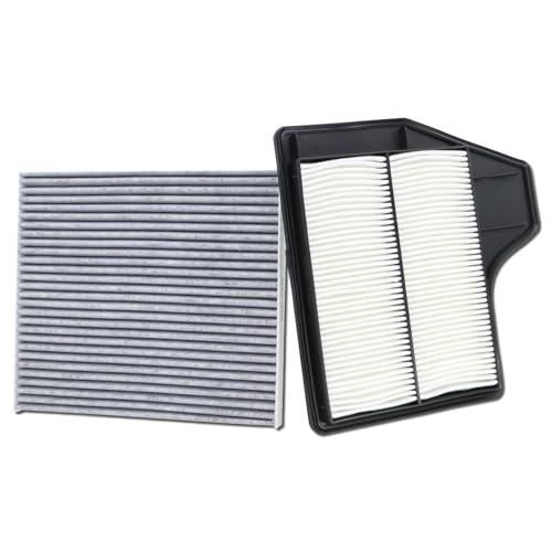 16546-3TA0J Engine Air Filter and 27277-3JC1A Cabin Air Filter kit Compatible with 2013-2018 Nissan Altima L4 2.5L Replaces CA11450 CF11776