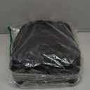 EMPSIGN Underseat Carry On Wheeled - 16" Carry on Bag with Wheels Multi-functional Lightweight Rolling Bag Overnight Weekender Small Suitcase for Women Men Travel Business, Black