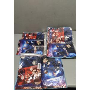 3 x Console PS5 Cover Skin Anime Style - Red/Blue Design PS5 Skin Cover for Disc Version, PlayStation 5 Skins for Console and Controller, Easy to Install - Scratch- and Fade-Resistant PlayStation 5 Cover