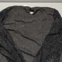 SweatyRocks Women's Plus Size Cut Out Mock Neck Floral Lace Long Sleeve Slim Fit Sparkly Shirt Top (4X-Large Plus, Black)