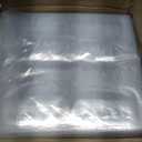 Aviditi 8" x 4" x 18" Gusseted Poly Bags, 1 Mil, Clear Open Top with Expandable Sides for Packaging Parts, Food and Supplies, (Case of 1000), One Size
