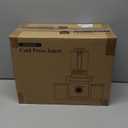 Juicer Machines, Cold Press Juicer with Wide Feed Chute, Slow Masticating Juicers for Whole Vegetables & Fruits, High Juice Yield, Easy to Clean, Large Auger, Light Silver