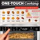 Gourmia Toaster Oven Digital Air Fryer - Convection Mode with 4 Slice Capacity, 3 Rack Positions, 12 Presets, Toast, Bagel, Bake, Roast, Broil, Dehydrate, Popcorn, Fits 9" Pizza, Stainless Steel