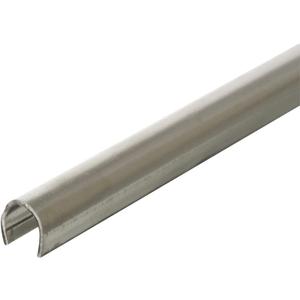 Prime-Line D 1579-1 Sliding Door Repair Track Repair Worn or Damaged Aluminum Tracks and Horizontal Window Tracks, 1/4' x 8', Stainless Steel (Single Pack)