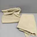 Deconovo Blackout Curtains for Bedroom  Set of 2 42W x 63L Inch Thermal Insulated & Noise Reducing PanelsHome Window Room Darkening Sustainable Grommet Drapes for Living Room and Nursery, Beige