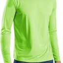 Willit Men's Rash Guard Swim Shirts UPF 50+ Long Sleeve Shirts Sun Protection SPF Hiking Fishing UV Shirt (Green, XXL)
