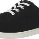 Spenco Women's Khloe Kick Sneaker (9.5 Wide, Q Black)
