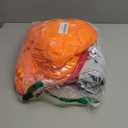 Tingjoo Set of 3 Hawaii Arch Backdrop Cover, 4ft, 5ft, 6ft Tropical Theme Birthday Party Decoration, Spandex Fitted Arch Stand Covers for Summer Beach Birthday Party (Rose Red, Orange,Hawaii)
