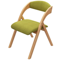 Folding Chairs with Padded Seats,Home Comfortable Dining Chair Learning Chair, Single Comfortable Backrest Lounge Chair On The Balcony, Portable, Bearing 100kg