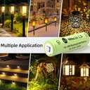 AA 1.2V Ni-MH Rechargeable Battery, Double A 900mAh 1.2V Rechargeable Battery Pre-Charged, High Capacity for Garden Landscaping Outdoor Solar Light, String Light, Pathway Lights (12pack)