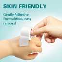 General Medi Soft Paper Surgical Tape 1" x 10.9 Yards, Gentle Adhesion (12 Rolls)