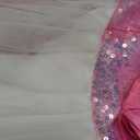 Fourluoo 3 Pcs Pink Axolotl Costume for Girl Pink Tutu Skirt Halloween Cosplay Set for Kid Halloween Dress up Cosplay Party, Size 3-5Y