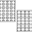 Grill Heat Plates BBQ Grill Briquette Tray, Ceramic Briquettes Heat Shield BBQ Gas Grill Replacement Accessories for Delta DHBQ38R/S-BN, DHBQ38R/S-BL, DHBQ 26G-BN, DHBQ 26G-BL