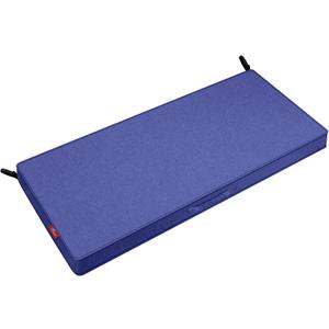 Pcinfuns Outdoor Bench Cushions,59 x 18 x 3 Inch Patio Furniture Water-Resistant Chair Cushion,Loveseat Garden Sofa Settee Couch Swing Pads with Handle and Adjustable Straps,Deep Blue