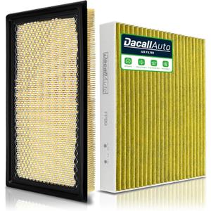 Engine & Cabin Air Filter Set for Ford Explorer 2.3L 3.0L (2020-2025), for Police Interceptor Utility V6-3.0L (2020-2025), for Lincoln Aviator V6-3.0L (2020-2025). Replace FP89, FA-1884