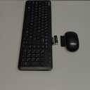 Lenovo 300 Wireless Combo Keyboard and Mouse, 2.4 GHz Nano USB-A Receiver, Batteries Included