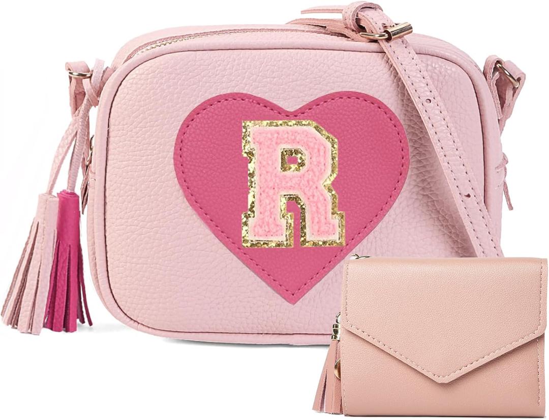Little Girls Purse, Kids Heart Purse, Cute Crossbody Bag with Small Teens Girls Wallet Gift Little Girls Purse, Kids Heart Purse, Cute Crossbody Bag with Small Teens Girls Wallet Gift
