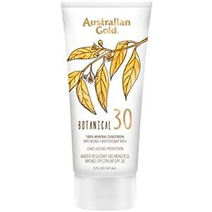 Australian Gold Botanical SPF 30 Mineral Sunscreen Lotion, Non-Chemical Sunblock with Titanium Dioxide & Zinc Oxide, Native-Australian Ingredients, Water-Resistant, Citrus Oasis Fragrance, 5 Oz