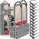 24 Pieces Racecar Checkered Party Favors Black Sunglasses Checkered Racing Party Favor Bags Race Car Theme Birthday Supplies