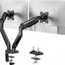 Acer Dual Monitor Arm, Computer Desk Arm with VESA Mounts for 1732 Screens, Fully Adjustable Gas Spring Monitor Stand, C-Clamp and Grommet Mounting Base, Fits 4.4 to 19.8lbs Computer Monitors
