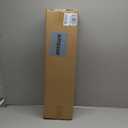 27.5" Tall Modern Floor Vase - Black with Silver Galaxy Ombre Finish - Resin Decorative Vases with Slim Neck & Weighted Base - Large Home Decor Vase for Living Room, Entryway