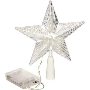 BenefitUSA Christmas Tree Light Top Star Topper Table Lovely Shiny Xmas Decorative
