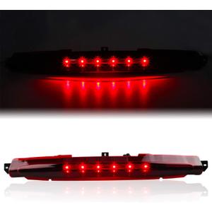Tresound Third 3rd Brake Light for 2002-2009 Chevy Trailblazer GMC Envoy, for 04-07 Buick Rainier, for 03-08 Isuzu Ascender; for 02-04 Oldsmobile Bravada, Center High Mount Stop Lamp (Red Lens)