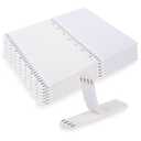 Large Picture Hanging Strips, 48-Pairs(96 Strips) Wall Hangers Without Nails, Water Resistant, Removable Damage Free Poster Hanging Strips, White Wall Sticky for Hanging