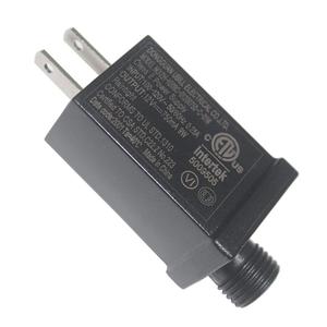 12V 9W Low Voltage LED Transformer Waterproof IP44 Seasonal LED Driver US Plug Adapter for String Lights, Projector Lights, Lawn Lamps