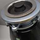 Waste Maid 10-US-WM-258-3B Garbage Disposal Anti-Jam Stainless Steel Food Waste Grinding System, 1/2 HP Mid Duty, Black